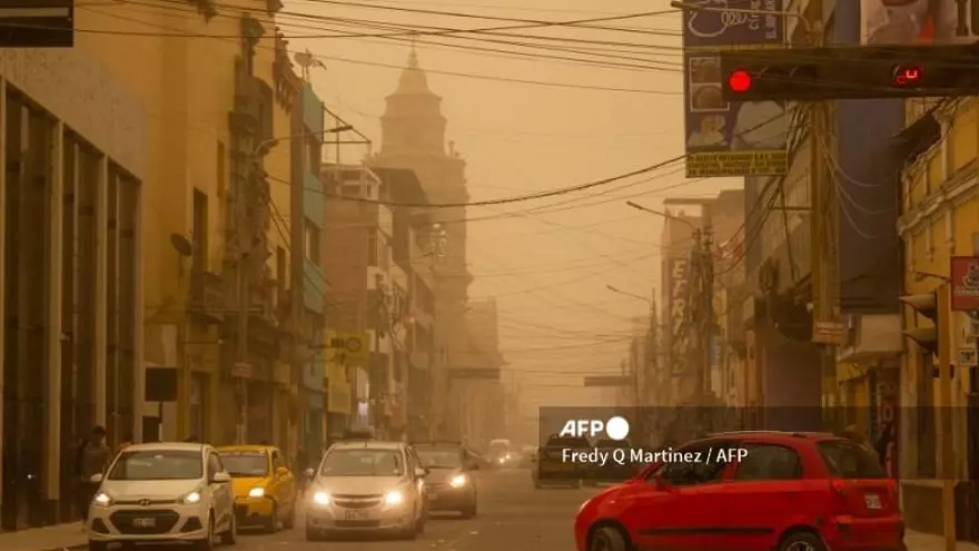 Tormenta de arena en Perú