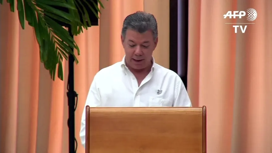 Santos “hoy es un día histórico” para Colombia