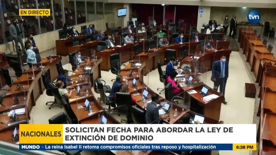 Autoridades de seguridad a espera de discusión de Ley de Extinción de Dominio