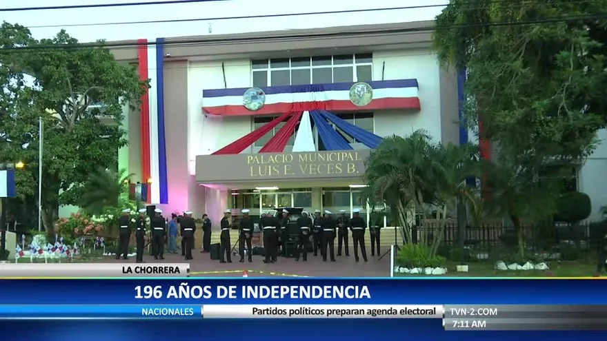 La Chorrera celebra 196 años de independencia de Panamá de España