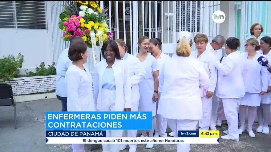 Enfermeras panameñas piden más contrataciones