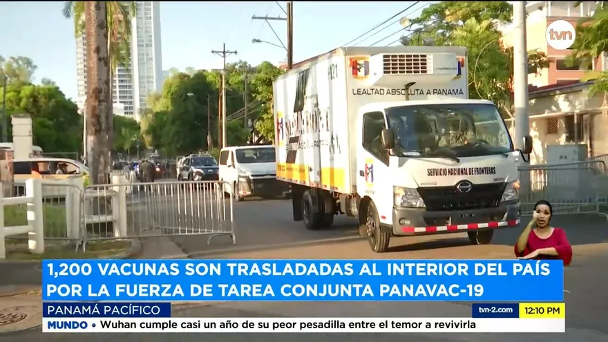 Envían cargamentos de vacunas al interior del país