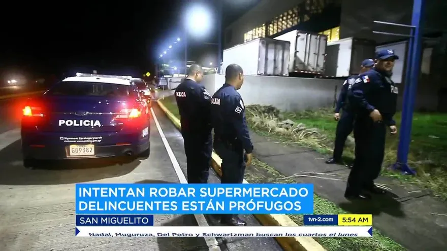 Intento de robo en un supermercado en Brisas del Golf