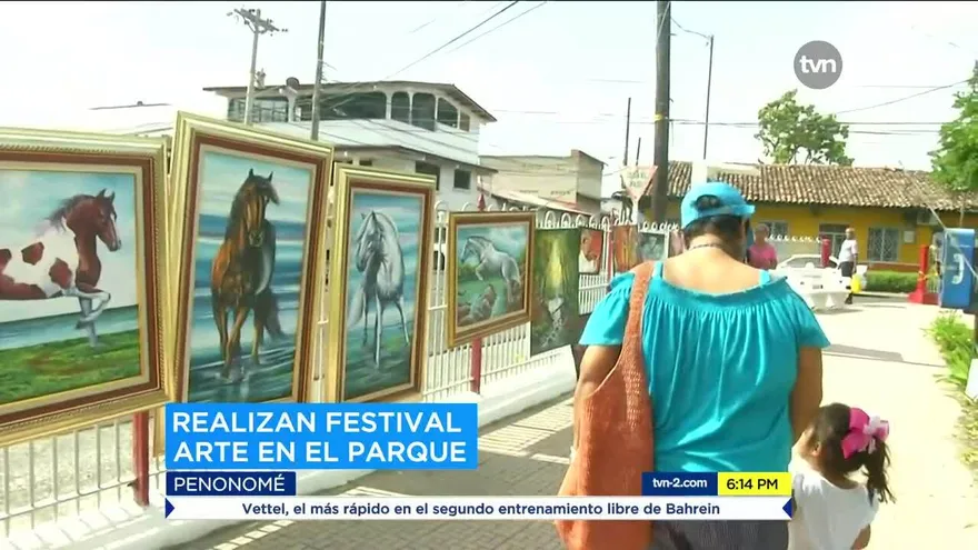 ‘Arte en el Parque’ expone trabajos de artistas panameños en Penonomé
