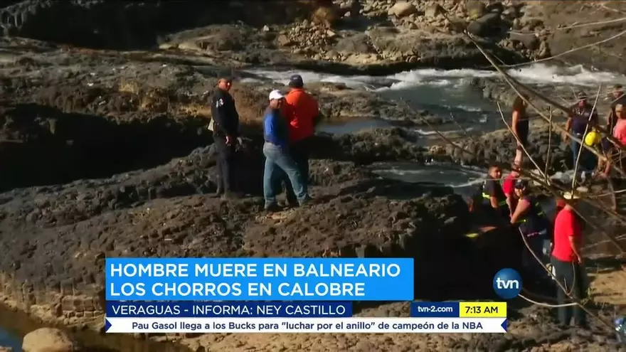 Hombre muere en Balneario Los Chorros en Calobre
