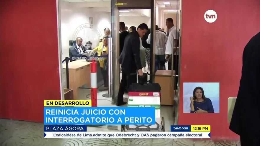 Continúa la audiencia al expresidente Martinelli