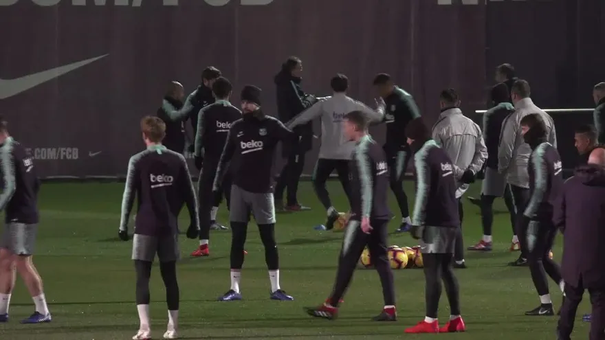 Así se preparo el Barcelona para enfrentar al Eibar