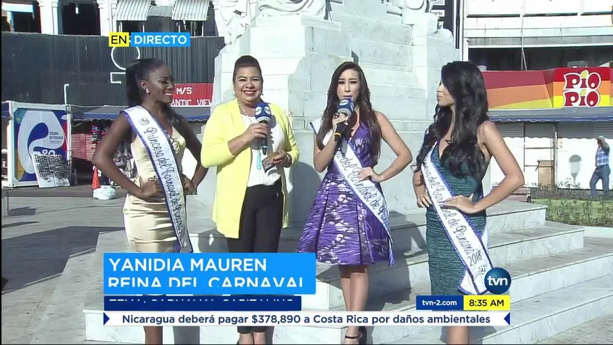 Reinas invitan a vivir el carnaval de la ciudad