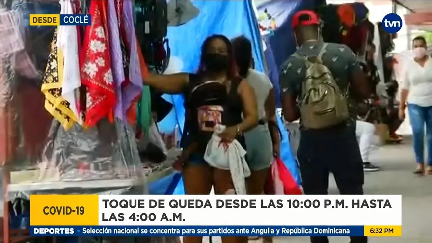 Reacción a medida de toque de queda en Coclé