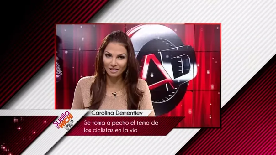 Carolina Dementiev se toma a pecho el tema de los ciclistas en la vía