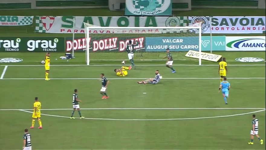 Newton Williams anotó su primer gol con Palmeiras