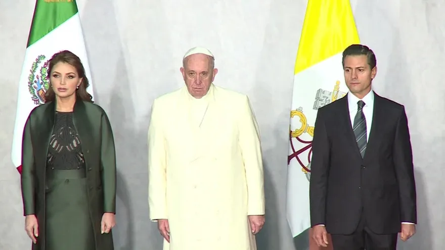 Francisco y Peña Nieto en el Palacio Nacional