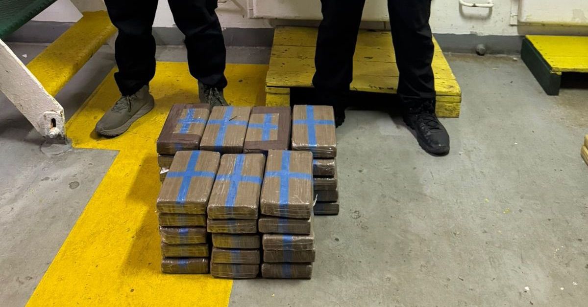 Decomisan 97 paquetes de presunta droga en puerto de Colón con destino a Grecia