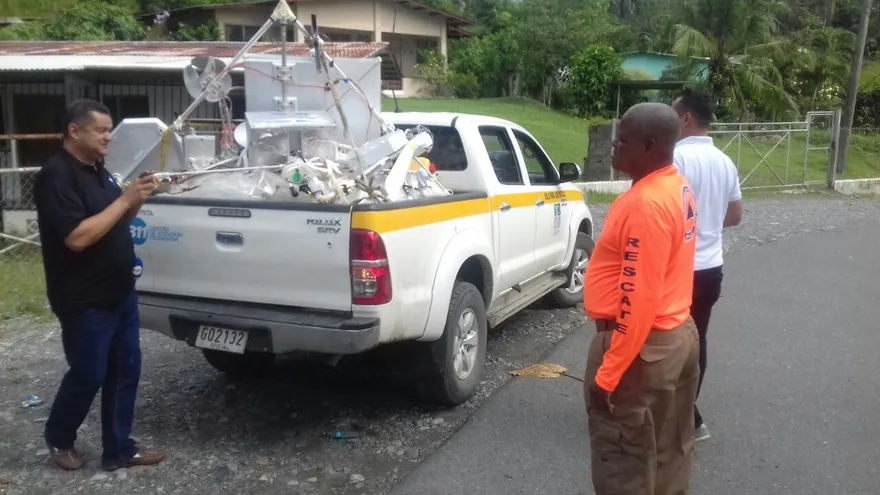 Globo de Google, parte del proyecto Loon, que cayó en un área montañosa de Bocas del Toro.