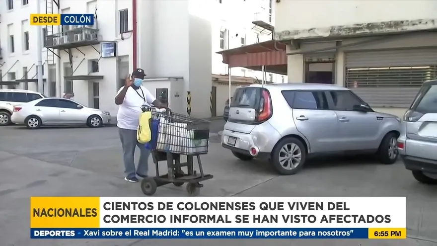 Pandemia golpea el comercio informal en Colón