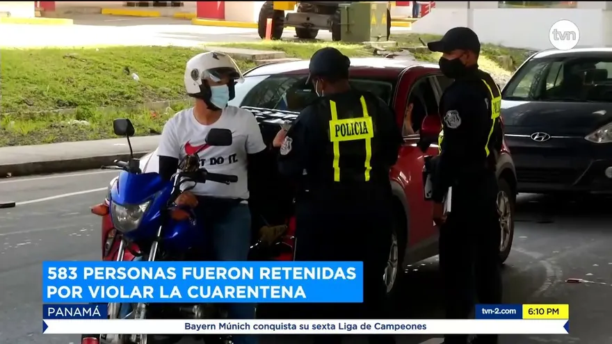 Violan toque de queda