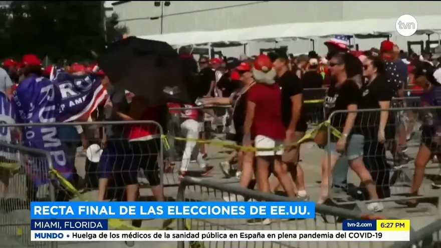 Candidatos presidenciales en EEUU en su última semana de campaña