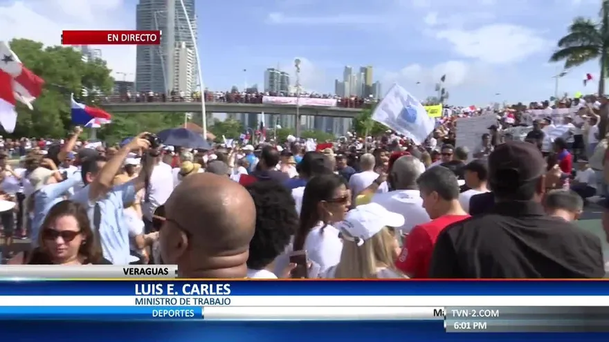 Ministro Carles asegura que Gabinete respeta el derecho a protestar