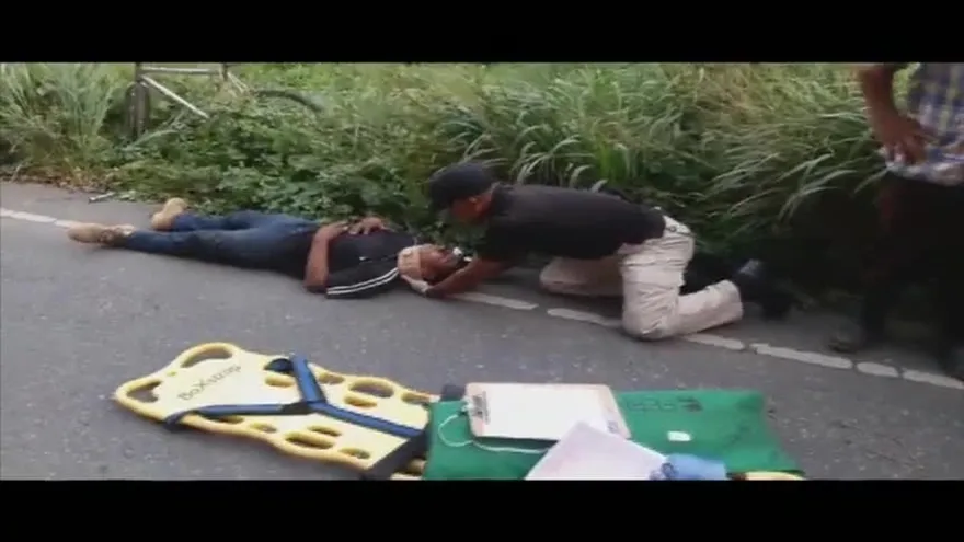 Hombre queda atrapado tras accidentarse en Bocas del Toro