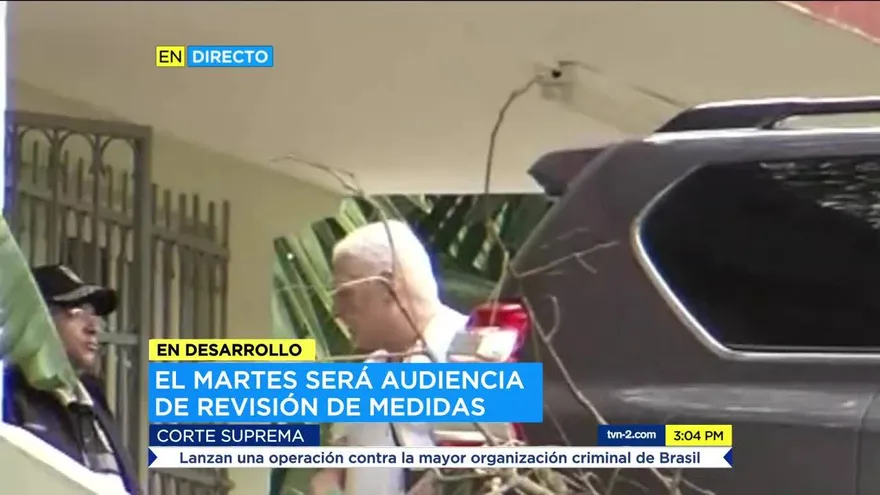 Fijan fecha de audiencia para revisión de medidas cautelares a Martinelli