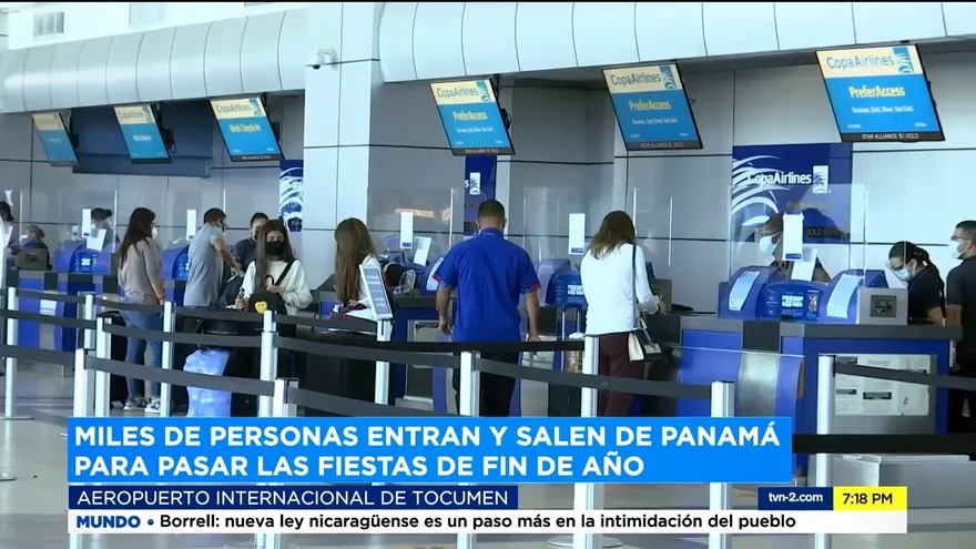Aumenta flujo de pasajeros en el Aeropuerto de Tocumen