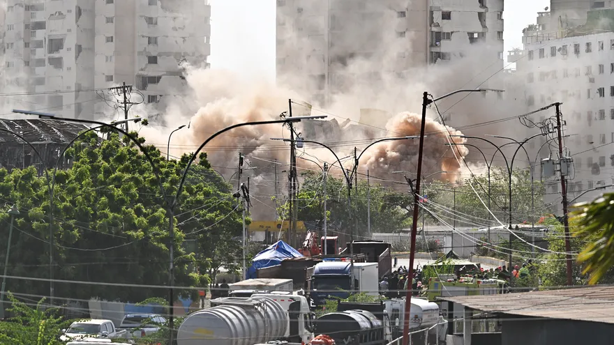 Demolición de edificios Venezuela.