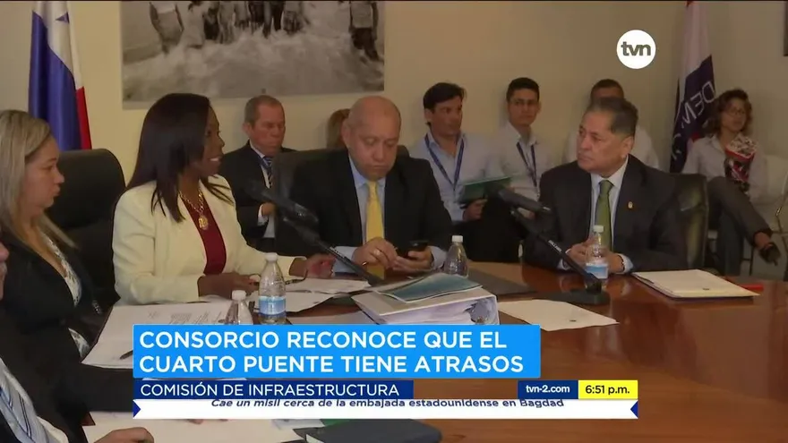 Consorcio encargado de la construcción del Cuarto Puente acude a la Asamblea