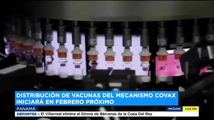 Panamá espera distribución de vacunas por el mecanismo Covax