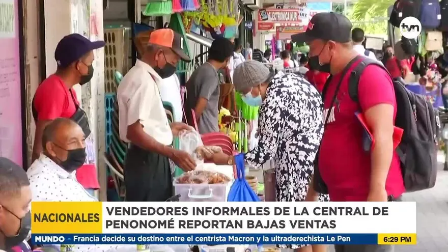 Bajas ventas en la Central de Penonomé