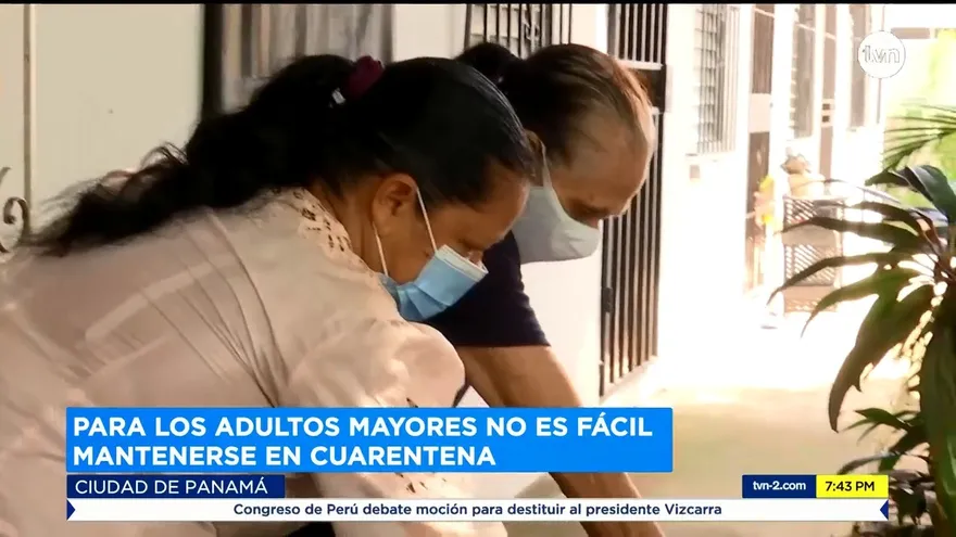 Para los adultos mayores no es fácil mantenerse en cuarentena
