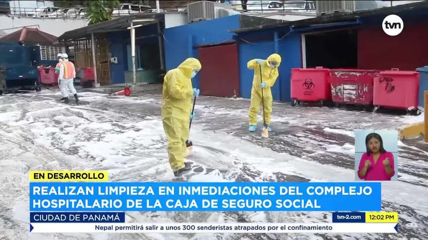 Varias empresas participaron de limpieza profunda en Complejo Hospitalario de la CSS