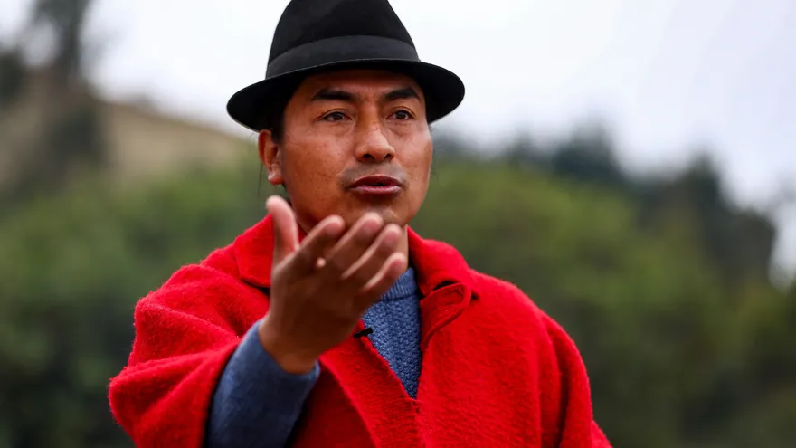 Excandidato presidencial de Ecuador, Leonidas Iza