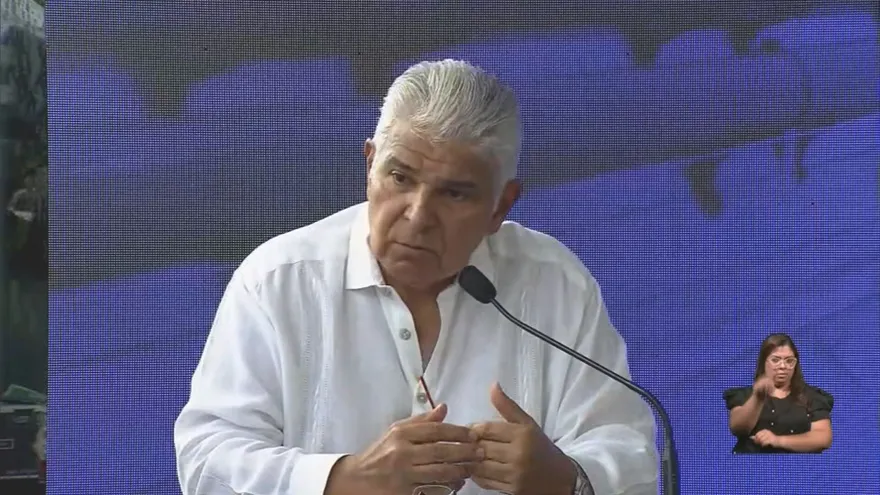 Presidente José Raúl Mulino.