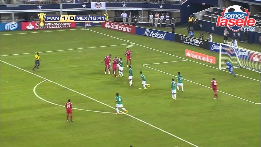 Resumen del primer tiempo Panamá semifinales Copa Oro 2013