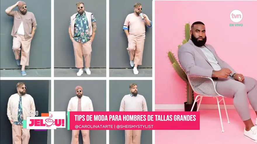 Tips de moda para hombres de tallas grandes