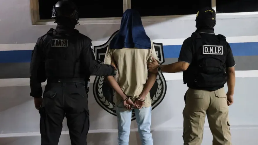 Uno de los hombres aprehendidos mediante la operación Traceback realizada en La Chorrera