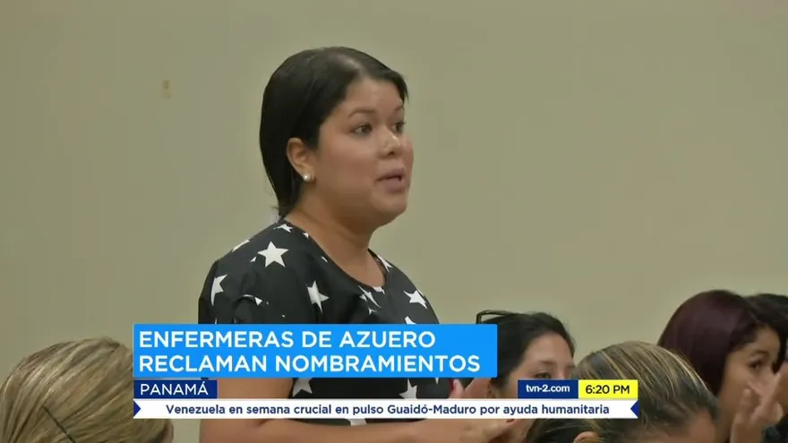 Enfermeras de Azuero reclaman nombramientos