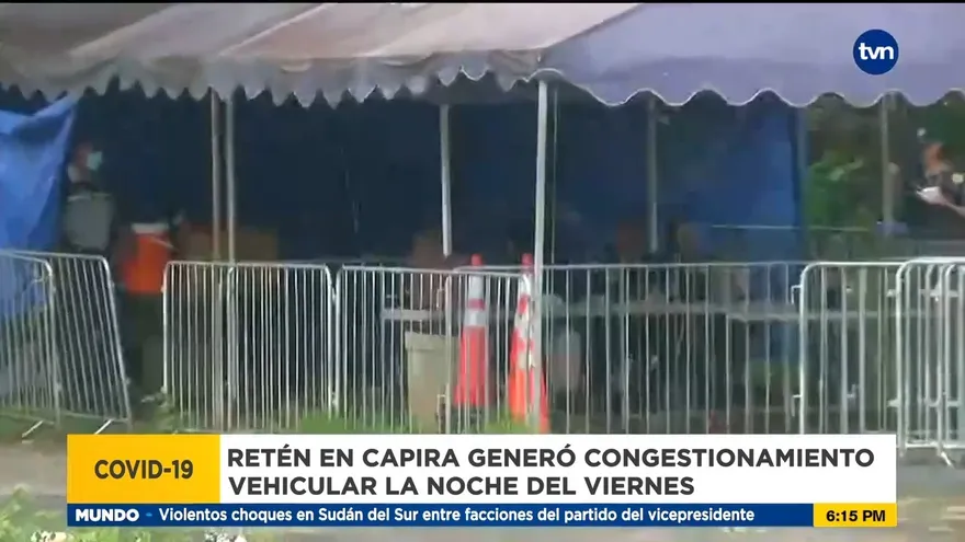 Conductores se quejan por congestionamiento vial en Capira a causa de retén
