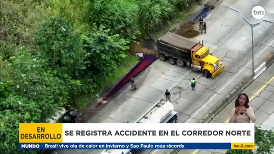 Continúan labores de limpieza en el Corredor Norte