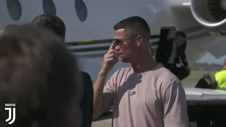 Llegada de Cristiano Ronaldo a Turín