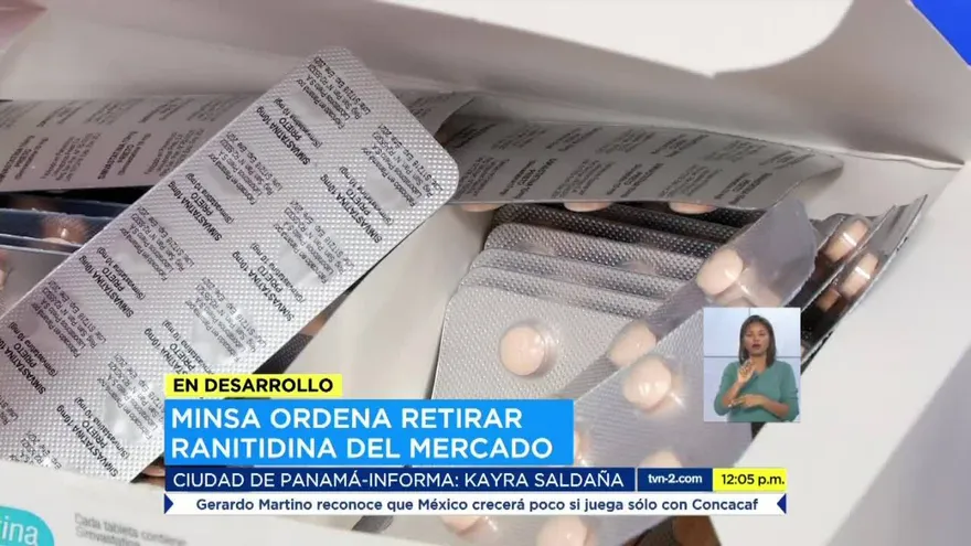 Retiran ranitidina del mercado panameño