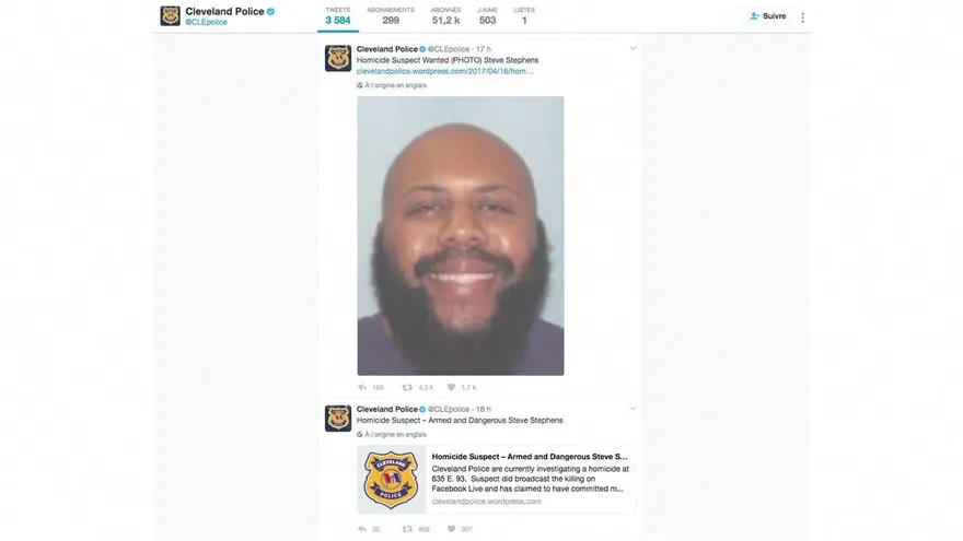 EEUU lanza cacería nacional del supuesto “asesino de Facebook”