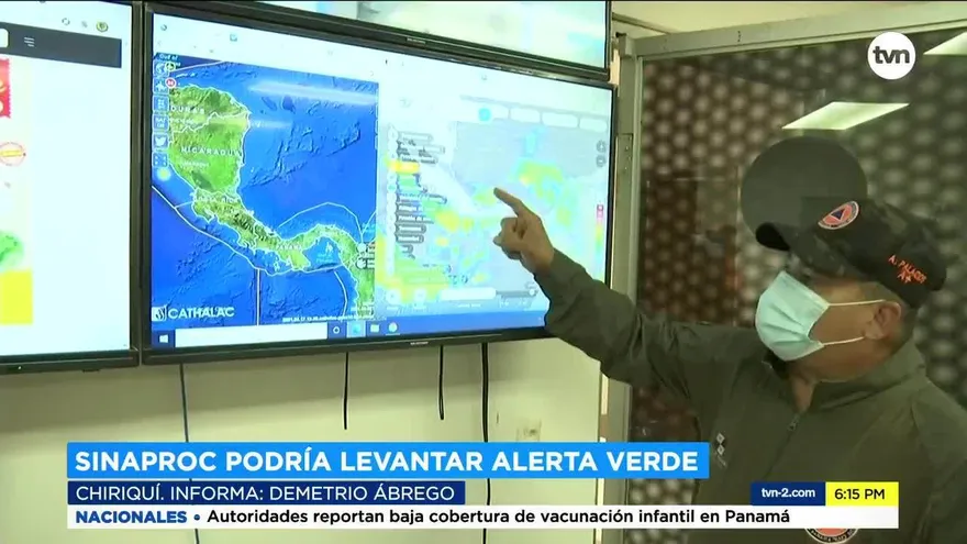 Levantan alerta verde