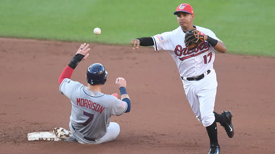 Rubén Tejada (17) mientras jugaba en el campo corto