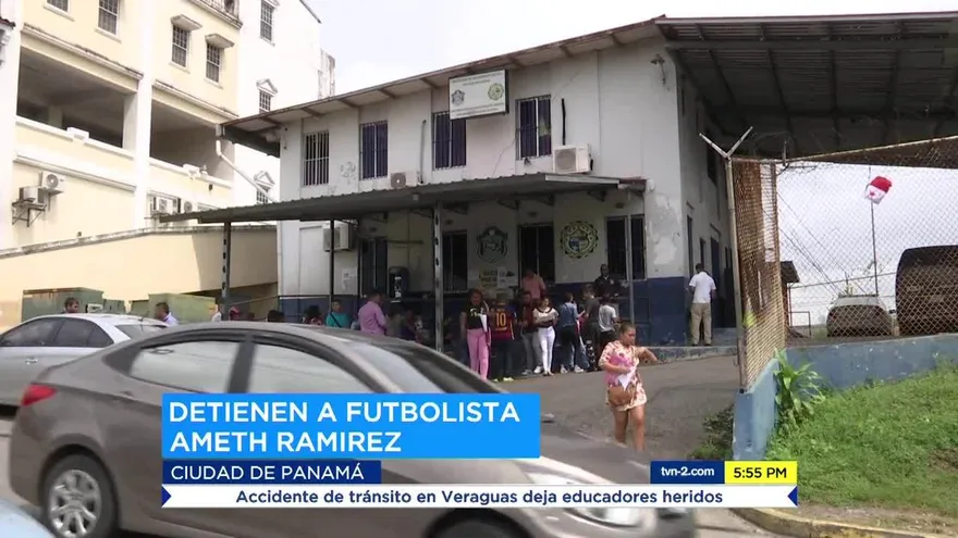 Futbolista de Plaza Amador detenido por supuesta participación en robo de auto