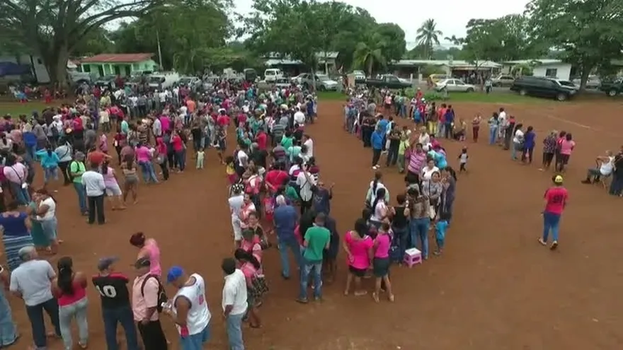 Venta de jamones en La Chorrera