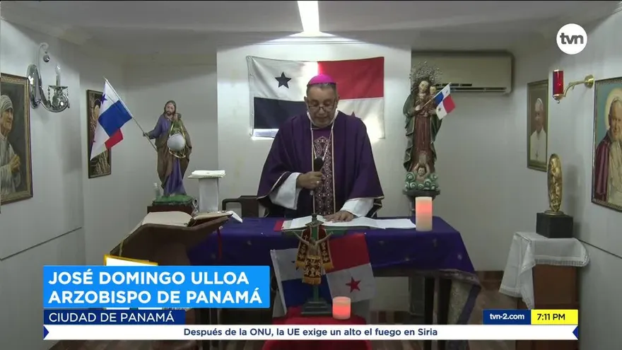 Monseñor Ulloa pide solidaridad y unión a las familias