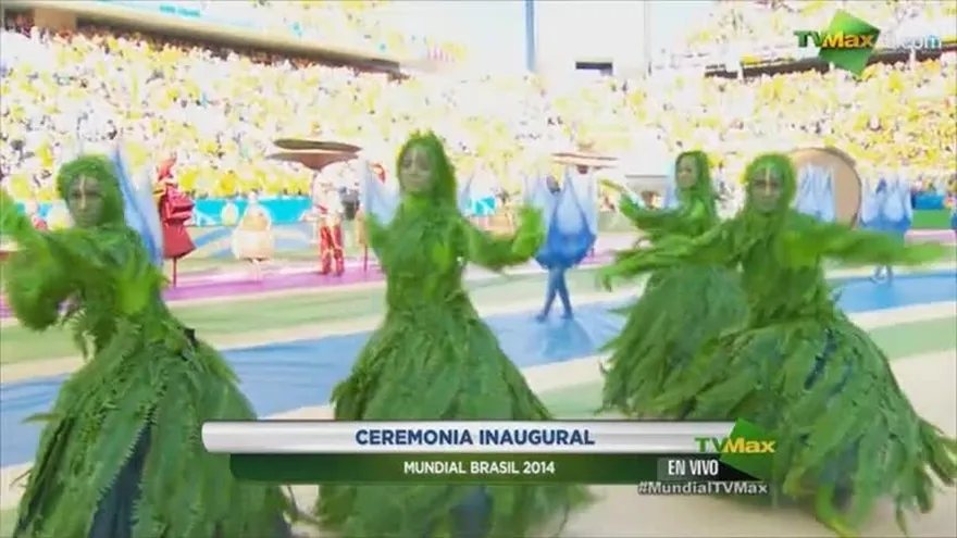 Ceremonia inaugural del Mundial 2014