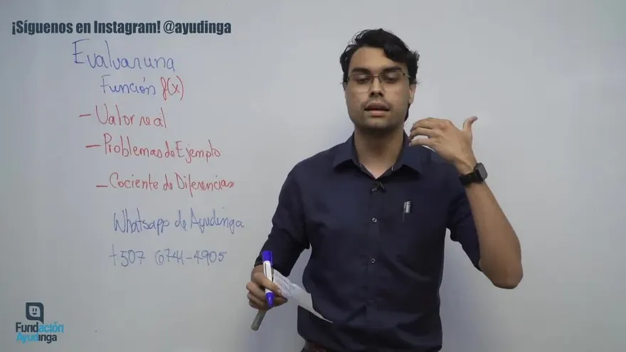 Matemáticas (Evaluación de una Función) Viernes 13 de marzo de 2020