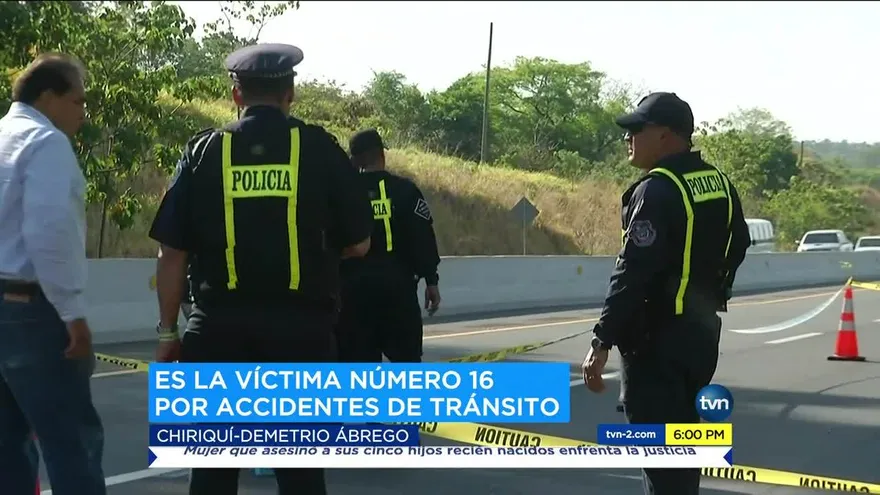 Una persona muere por atropello en Chiriquí